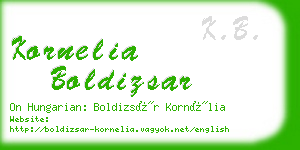 kornelia boldizsar business card